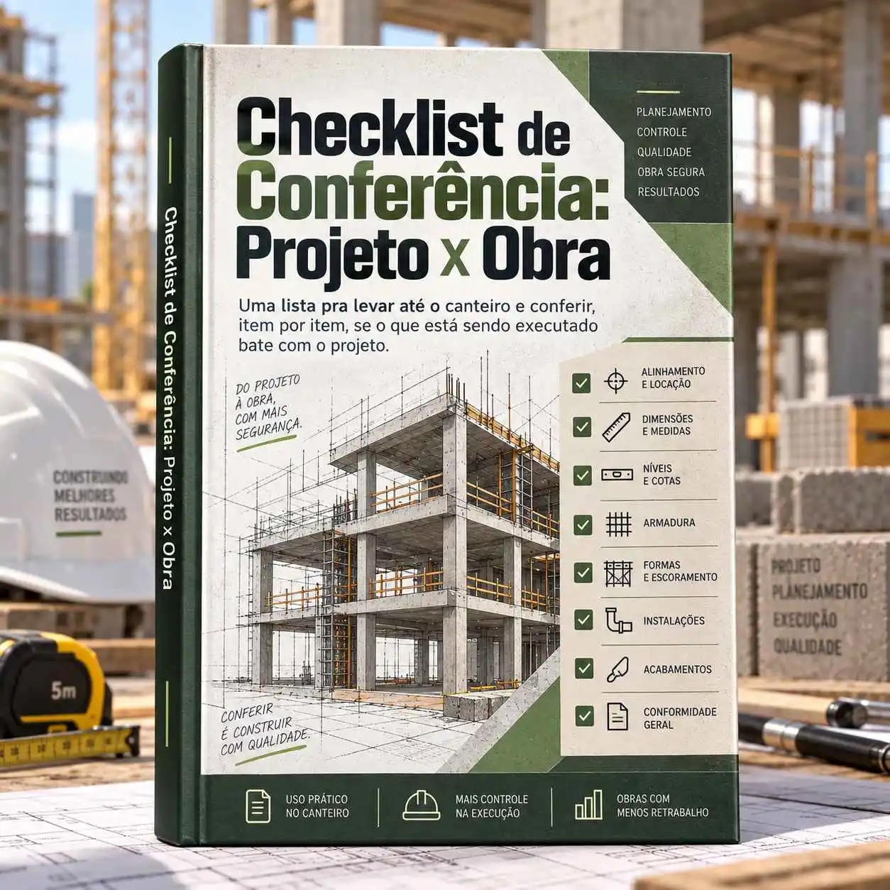 Checklist de Conferência: Projeto x Obra