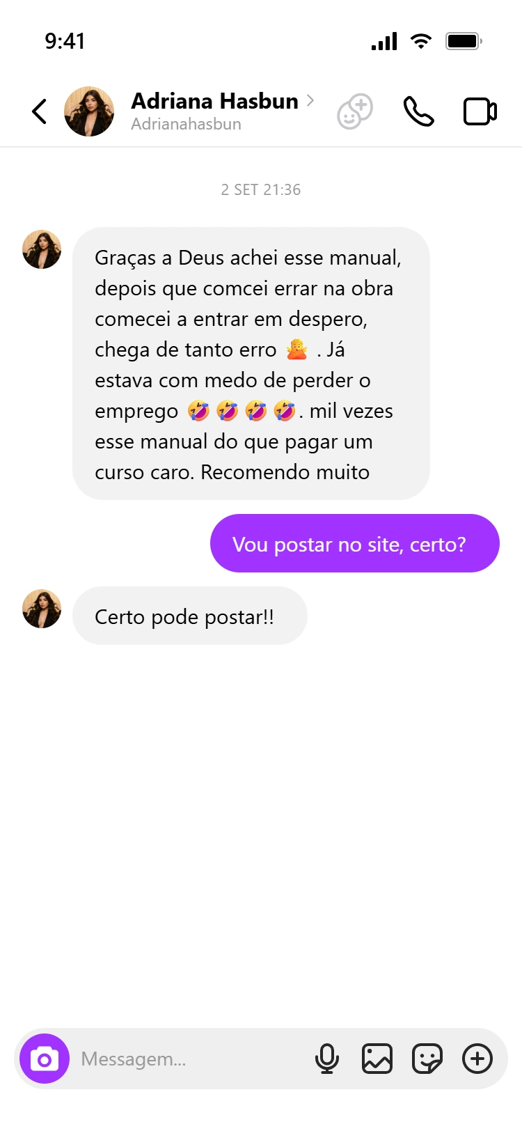 Depoimento 01